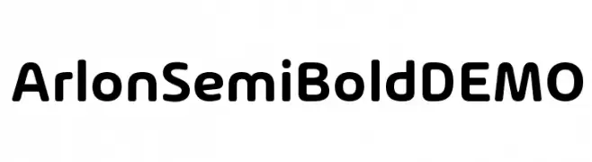 Arlon SemiBold DEMO  font caratteri gratis