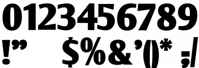 ArmWrestler Bold Font OTHER CHARS