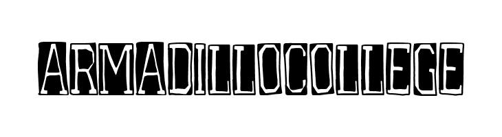 Armadillo College  免费字体下载