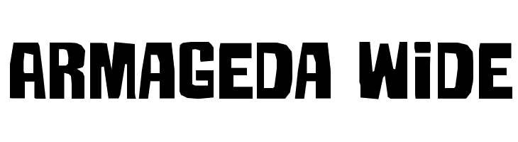 Armageda Wide  免费字体下载
