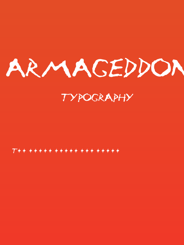 Armageddon Poster