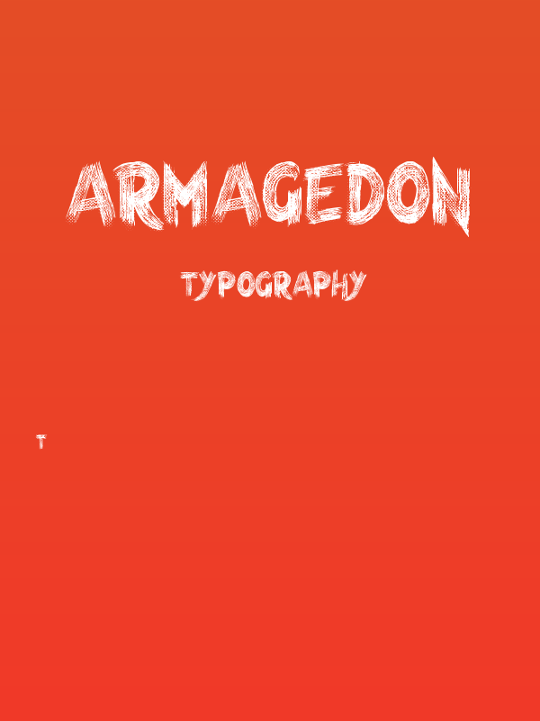 Armagedon Poster