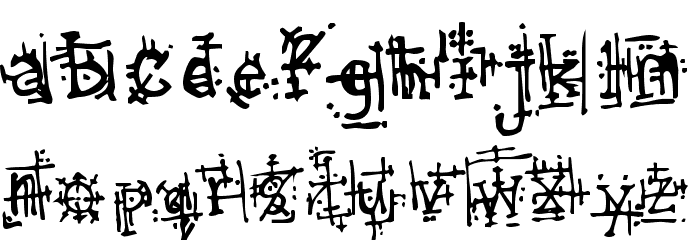 Armaggedon Industrial Font Litere mici
