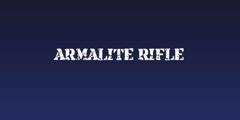 Armalite Rifle Social Header