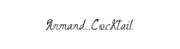 Armand_Cocktail Font