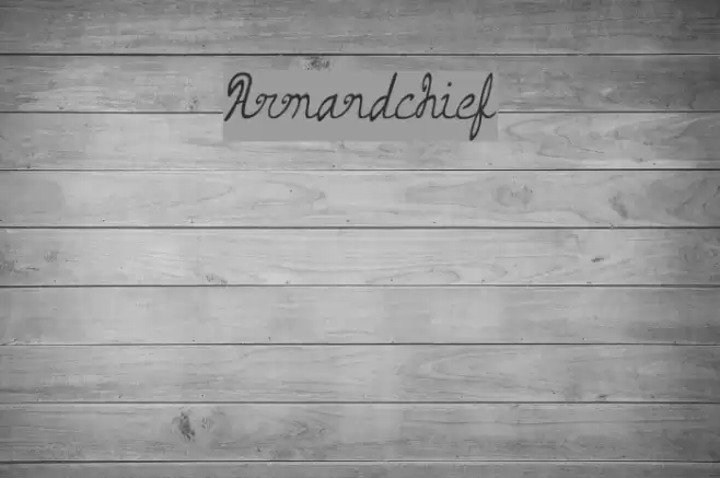 Armand_chief Font examples