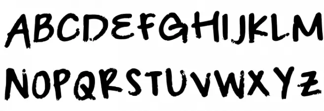 Armani Regular Font Litere mari