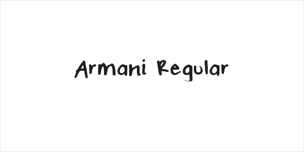 Armani Regular Logo