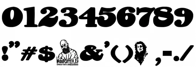 Armas de Mujer Шрифта ДРУГИЕ символов