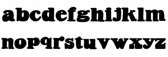 Armas de Mujer फ़ॉन्ट लोअरकेस