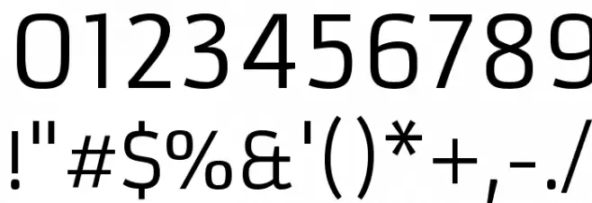 Armata Regular Font OTHER CHARS