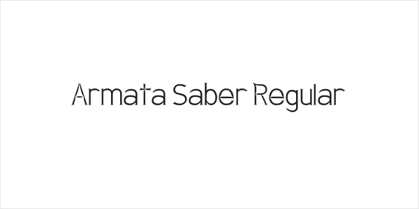 Armata Saber Regular Logo