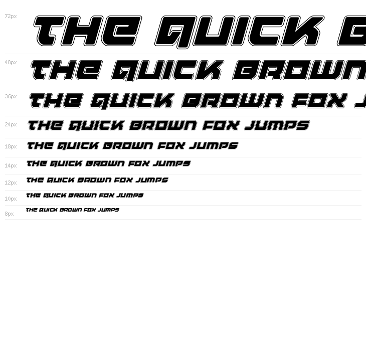 Armed Lightning Academy Italic Waterfall