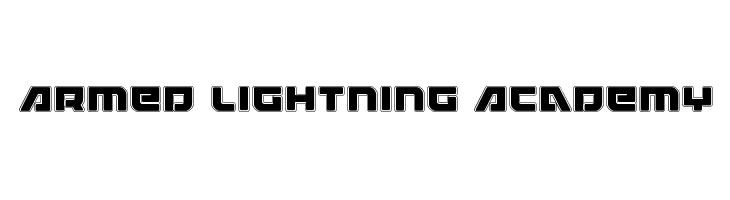 Armed Lightning Academy  免费字体下载