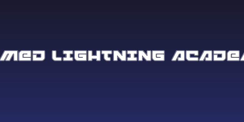 Armed Lightning Academy Social Header