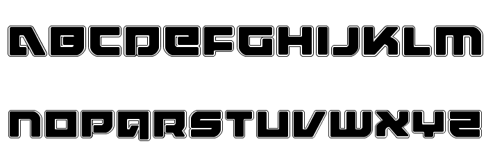 Armed Lightning Academy Font LOWERCASE