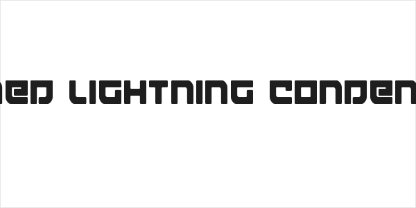 Armed Lightning Condensed Logo