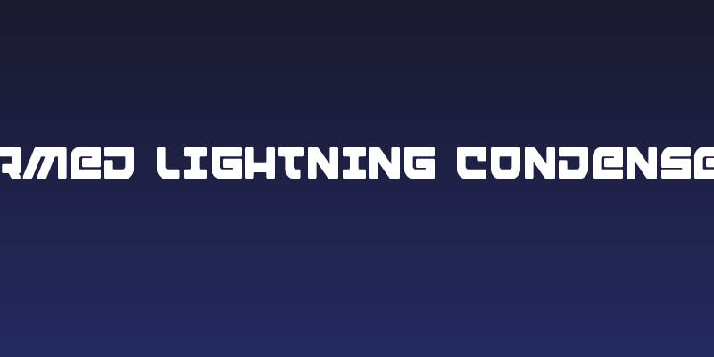 Armed Lightning Condensed Social Header