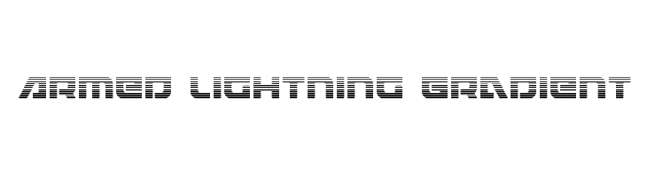 Armed Lightning Gradient  Скачать бесплатные шрифты