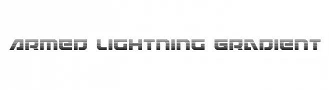 Armed Lightning Gradient  font caratteri gratis