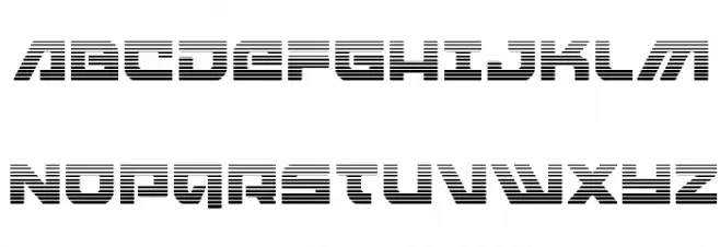 Armed Lightning Gradient Шрифта ВЕРХНИЙ