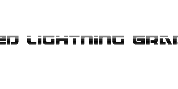 Armed Lightning Gradient Logo