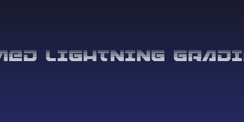 Armed Lightning Gradient Social Header