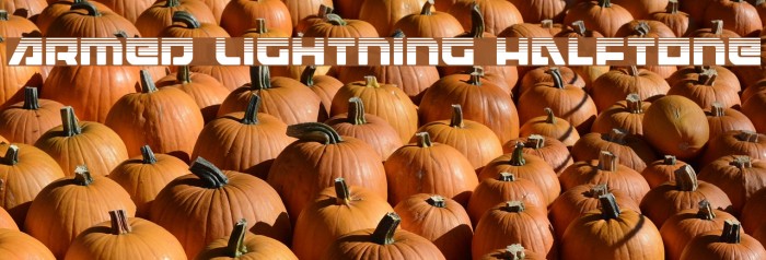Armed Lightning Halftone Example 2