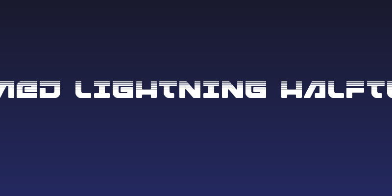 Armed Lightning Halftone Social Header