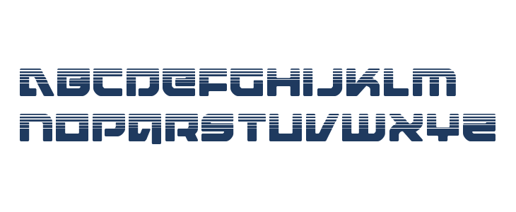 Armed Lightning Halftone Lowercase