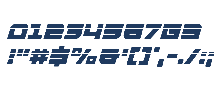 Armed Lightning Laser Italic Other Characters