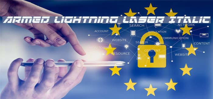 Armed Lightning Laser Italic Example 2