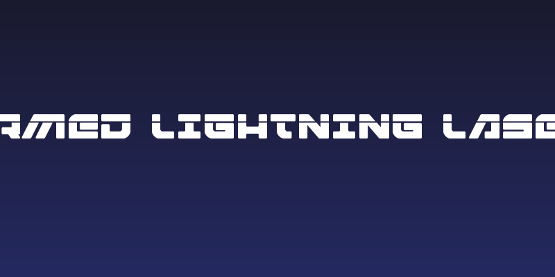 Armed Lightning Laser Social Header
