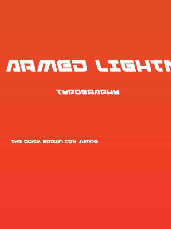 Armed Lightning Leftalic Poster