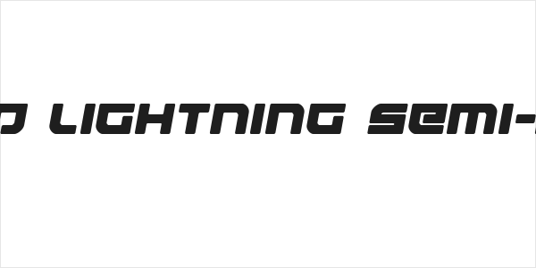 Armed Lightning Semi-Italic Logo