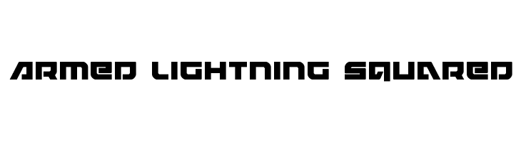 Armed Lightning Squared  Скачать бесплатные шрифты