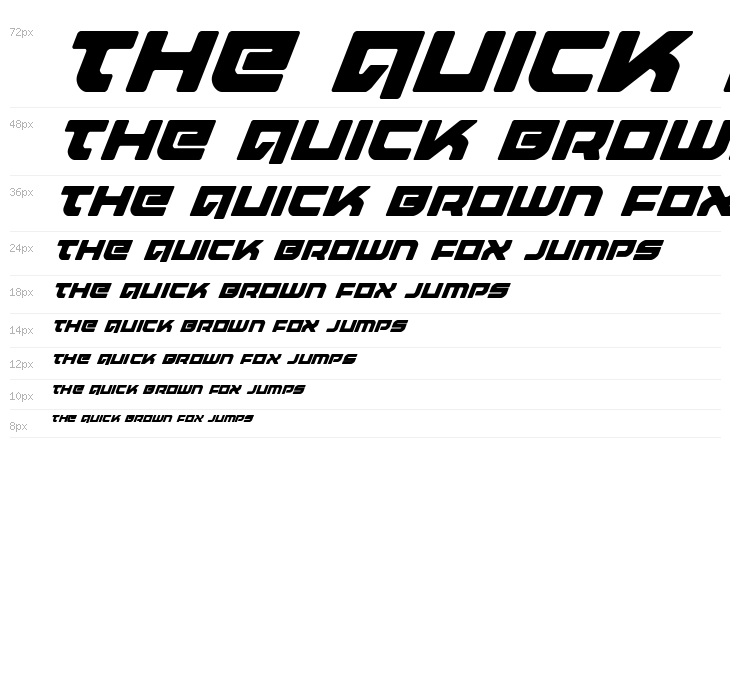 Armed Lightning Super-Italic Waterfall