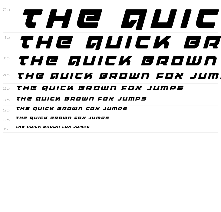 Armed Lightning Title Italic Waterfall