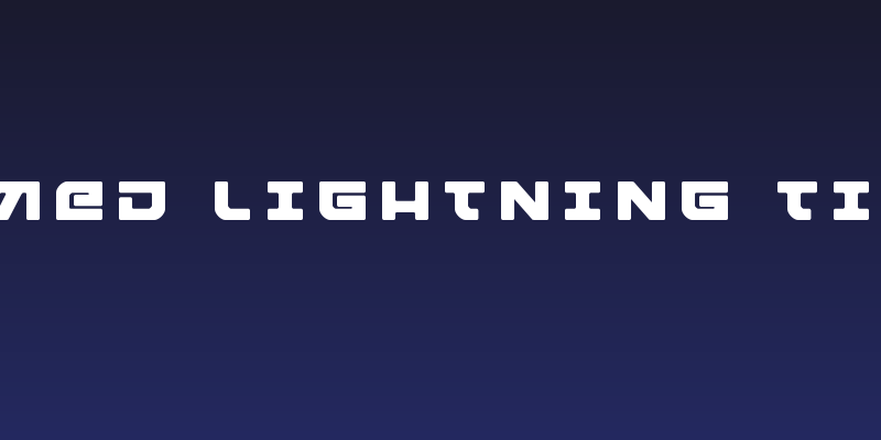 Armed Lightning Title Social Header