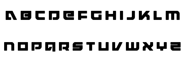 Armed Lightning Title Font LOWERCASE