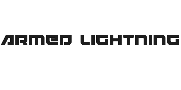 Armed Lightning Logo