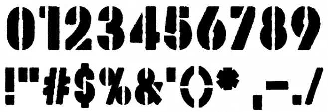 Armed and Traitorous Font OTHER CHARS