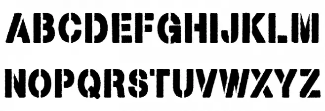 Armed and Traitorous フォント 大文字