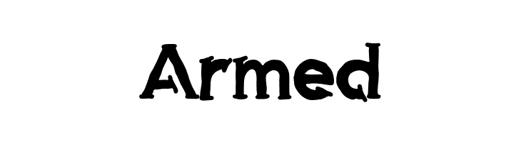 Armed फ़ॉन्ट
