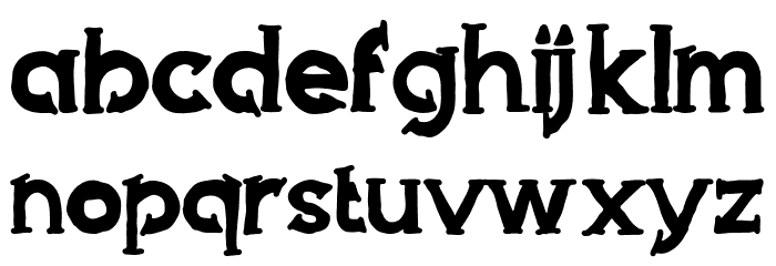 Armed Font LOWERCASE