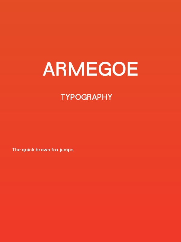 Armegoe Poster