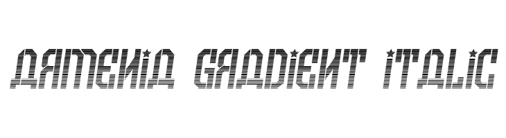 Armenia Gradient Italic  नि: शुल्क फ़ॉन्ट्स डाउनलोड