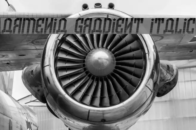 Armenia Gradient Italic Example 1