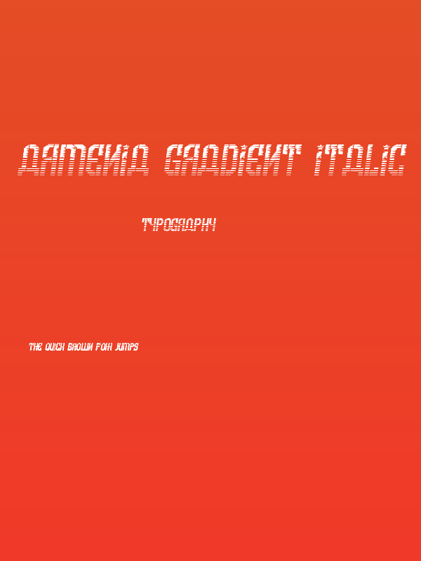 Armenia Gradient Italic Poster
