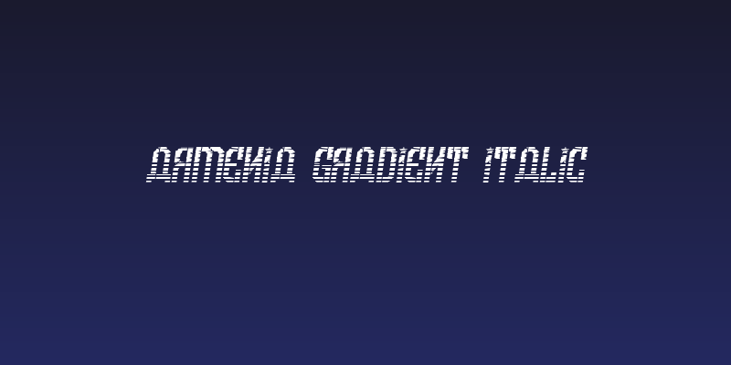 Armenia Gradient Italic Social Header
